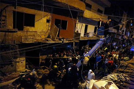 dos explosiones contra civiles en Beirut